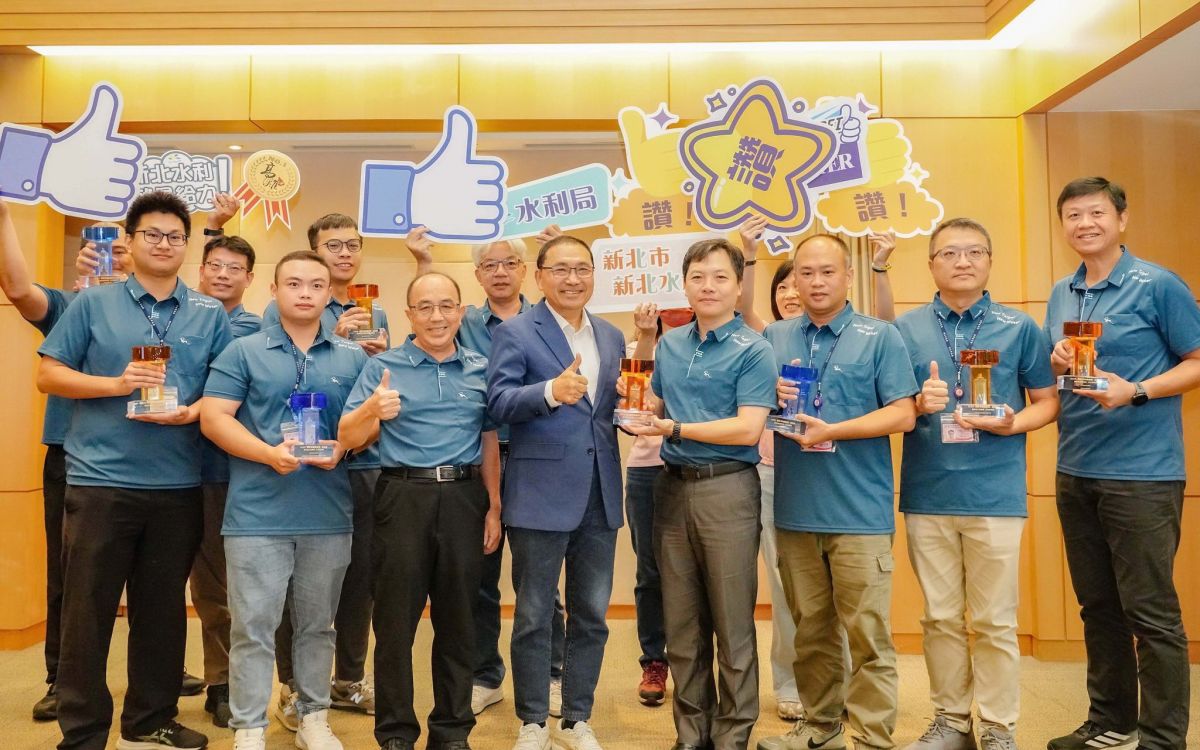 圖／新北市政府水利局（含高灘處）勇奪8座「2025 #國家卓越建設獎。（宋德仁臉書）