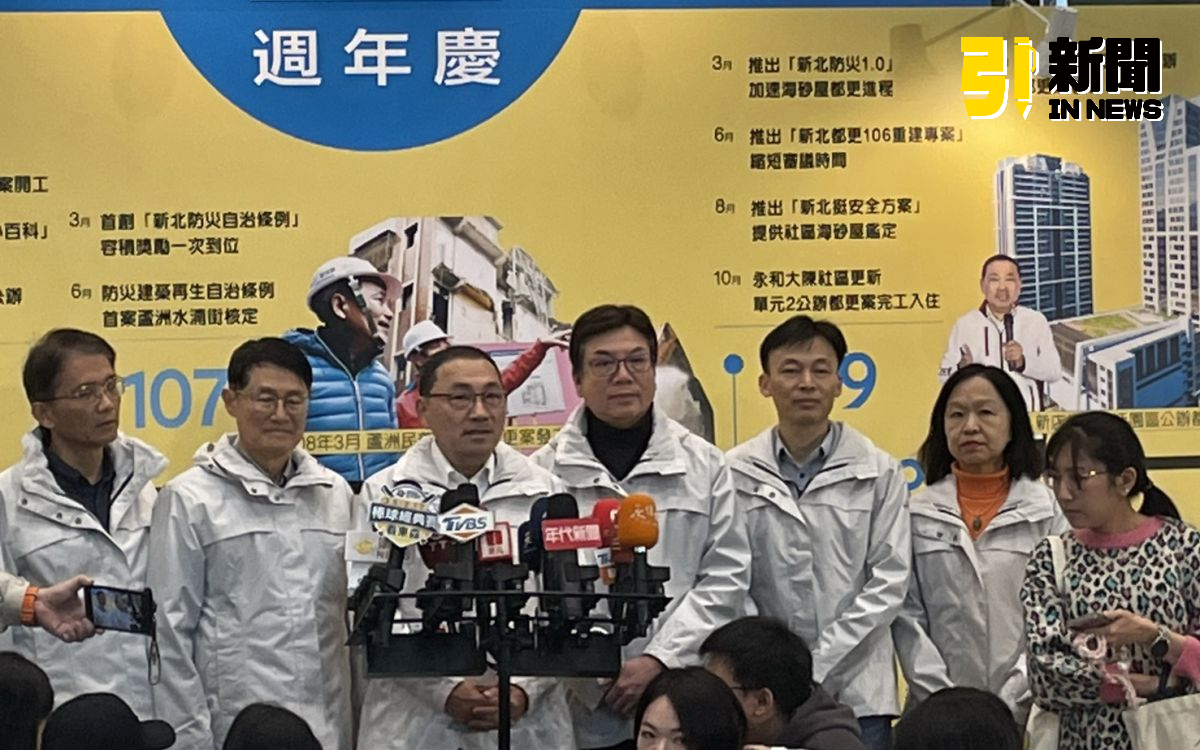 圖／新北市長侯友宜12日受訪時表示，財劃法改革「先求有、再求好」。（記者陳志仁攝，2026.01.12）