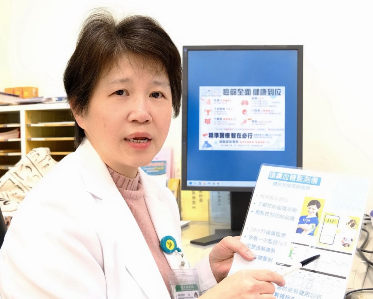 圖/江珠影主任指出,糖尿病需長期、全面管理。透過定期檢查與血糖監測,即早掌握健康,守護心腎與全身。(亞東醫院提供)