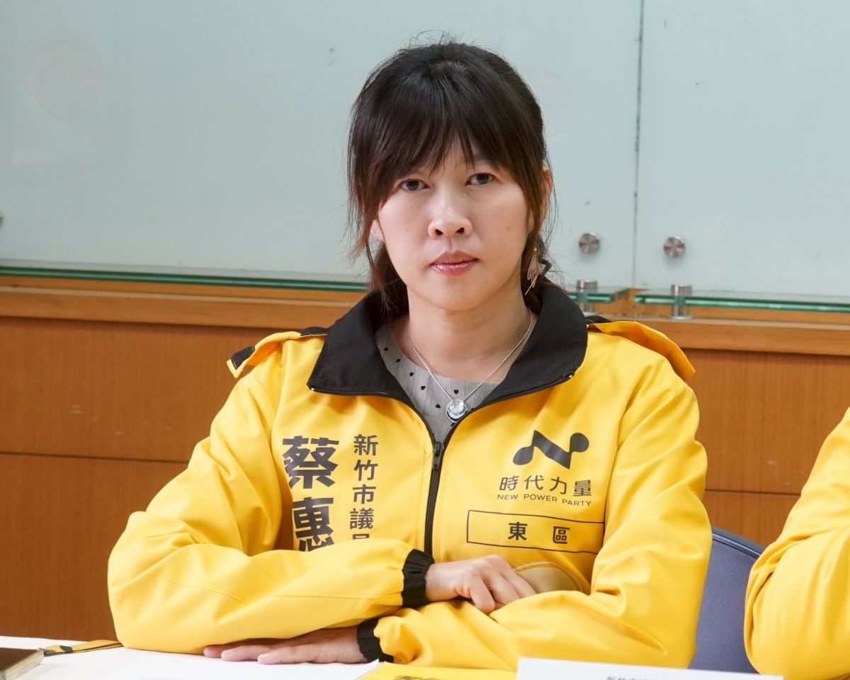 圖／新竹市東區議員蔡惠婷被譽為最了解親師生想法與需求的代議士。（時代力量提供）