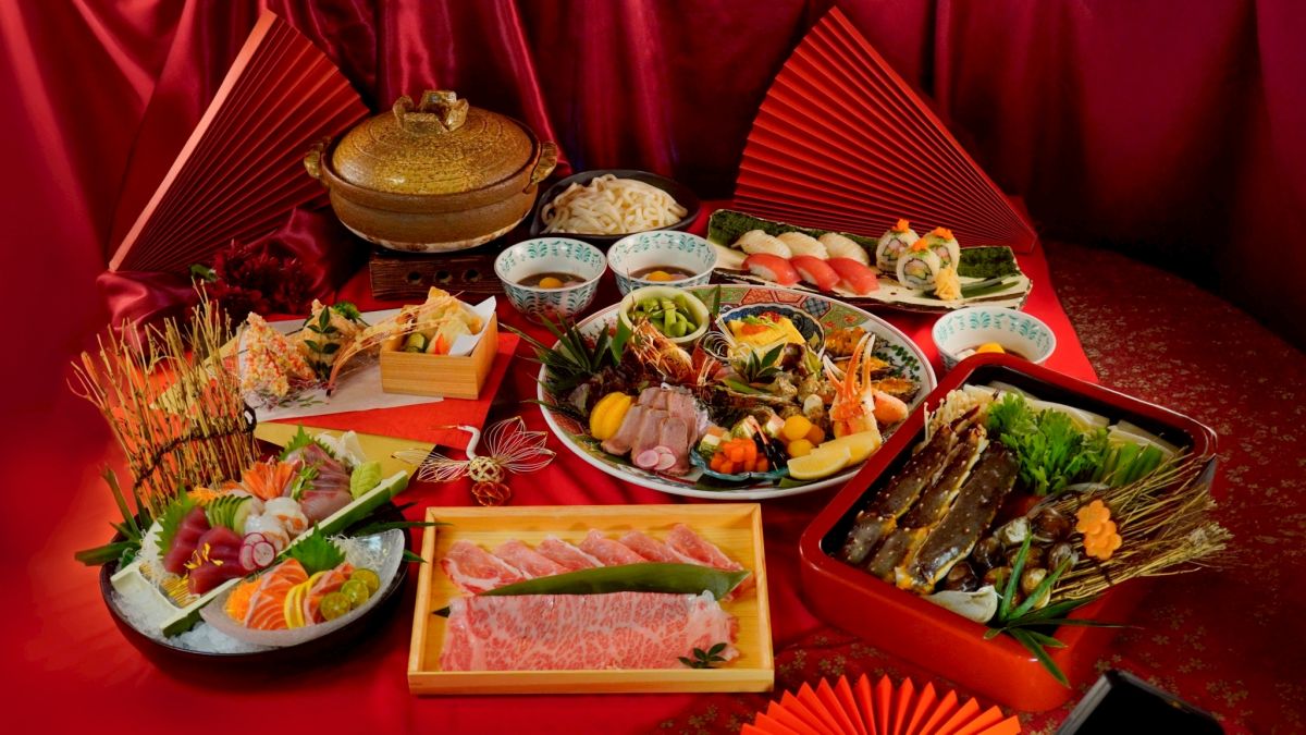 圖／來自日本關西的正統和食品牌「莞固和食」，今年春節特別針對3至4人的小家庭，推出精緻的「2026新春圍爐會席」。（莞固和食 提供）