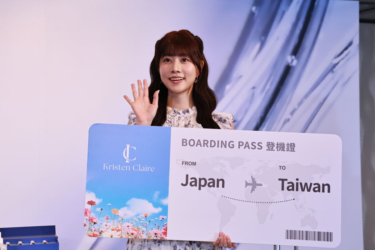 圖/阿部瑪利亞完美詮釋 KC SKIN 源自日本的純淨基因。(業者提供)