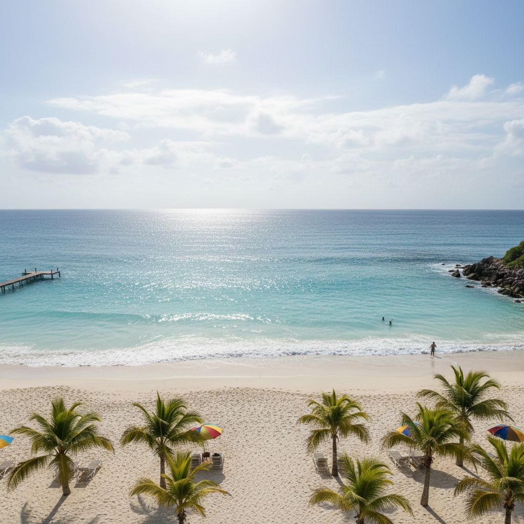 示意圖／當地居民指出女子常在海灘附近徘徊。（AI生成）