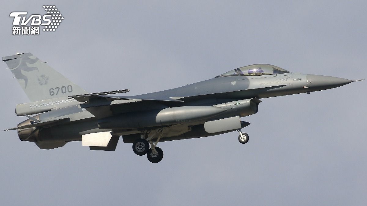 圖／空軍F-16戰機。（TVBS 提供）