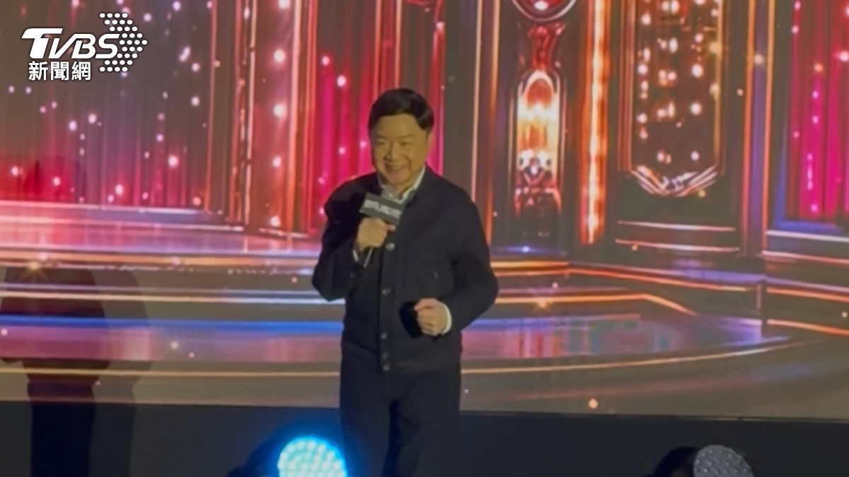 圖／葉啟田出席藍寶石記者會。（TVBS 提供）