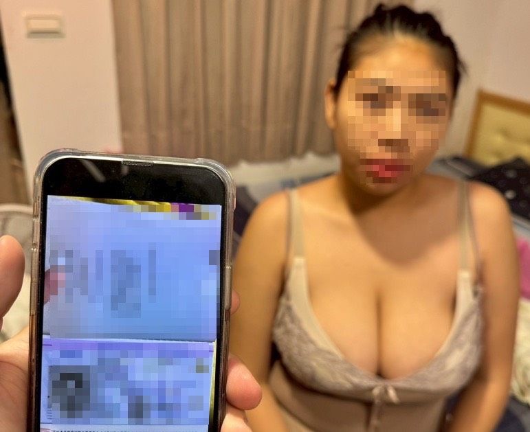 圖/泰女阿芳(化名)在台賣淫被逮。(中和分局提供)