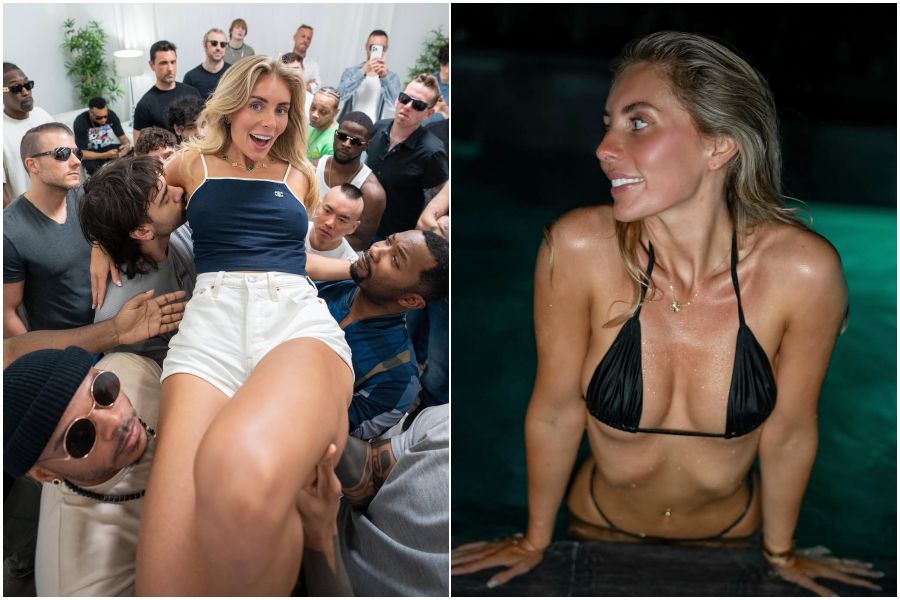 圖／英國AV女優邦妮誓言要繼續打破自身千人斬性愛紀錄。（翻攝自IG／@bonnie_blue_xox）