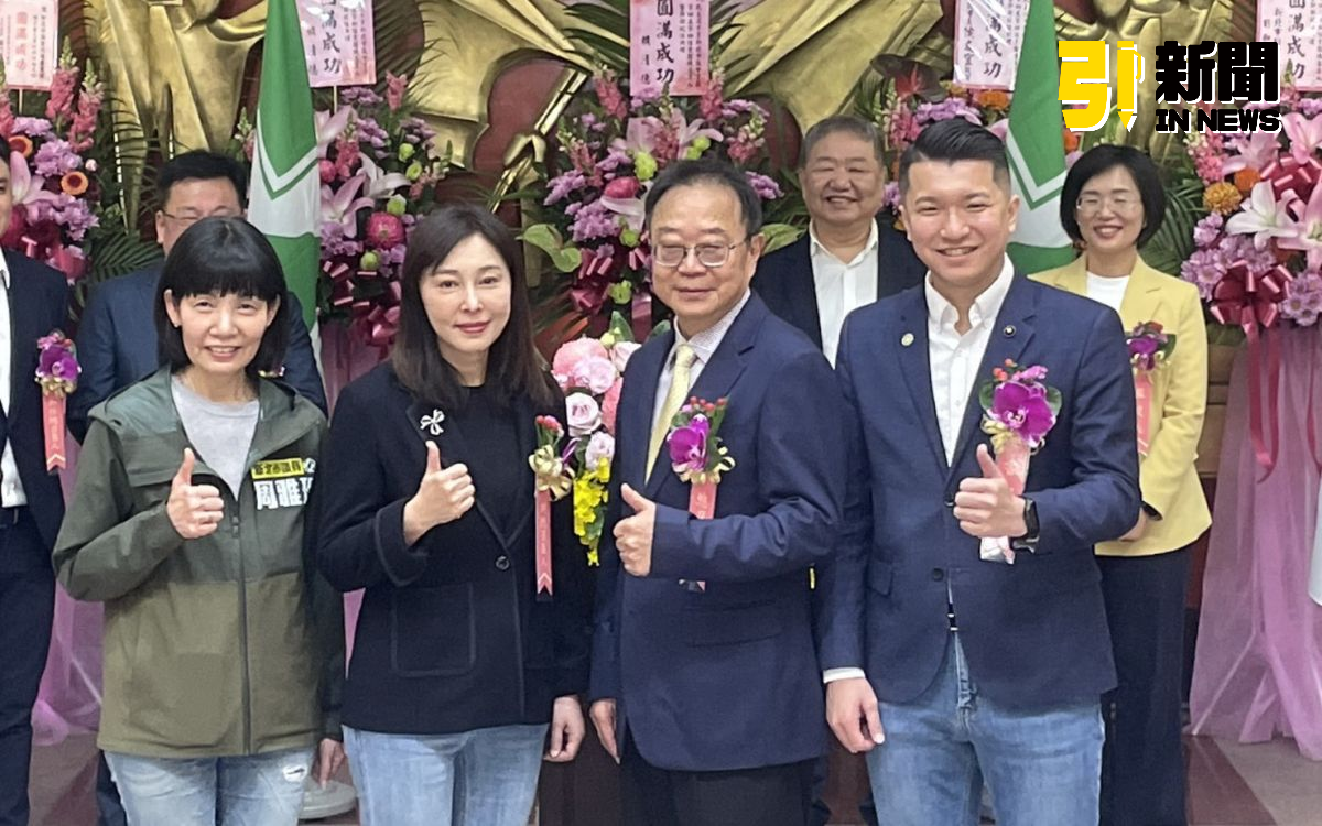 圖／新北市議會民進黨團新任總召為陳永福接任，副總召為李倩萍，幹事長周雅玲、書記長李宇翔。（記者陳志仁攝，2026.02.05）