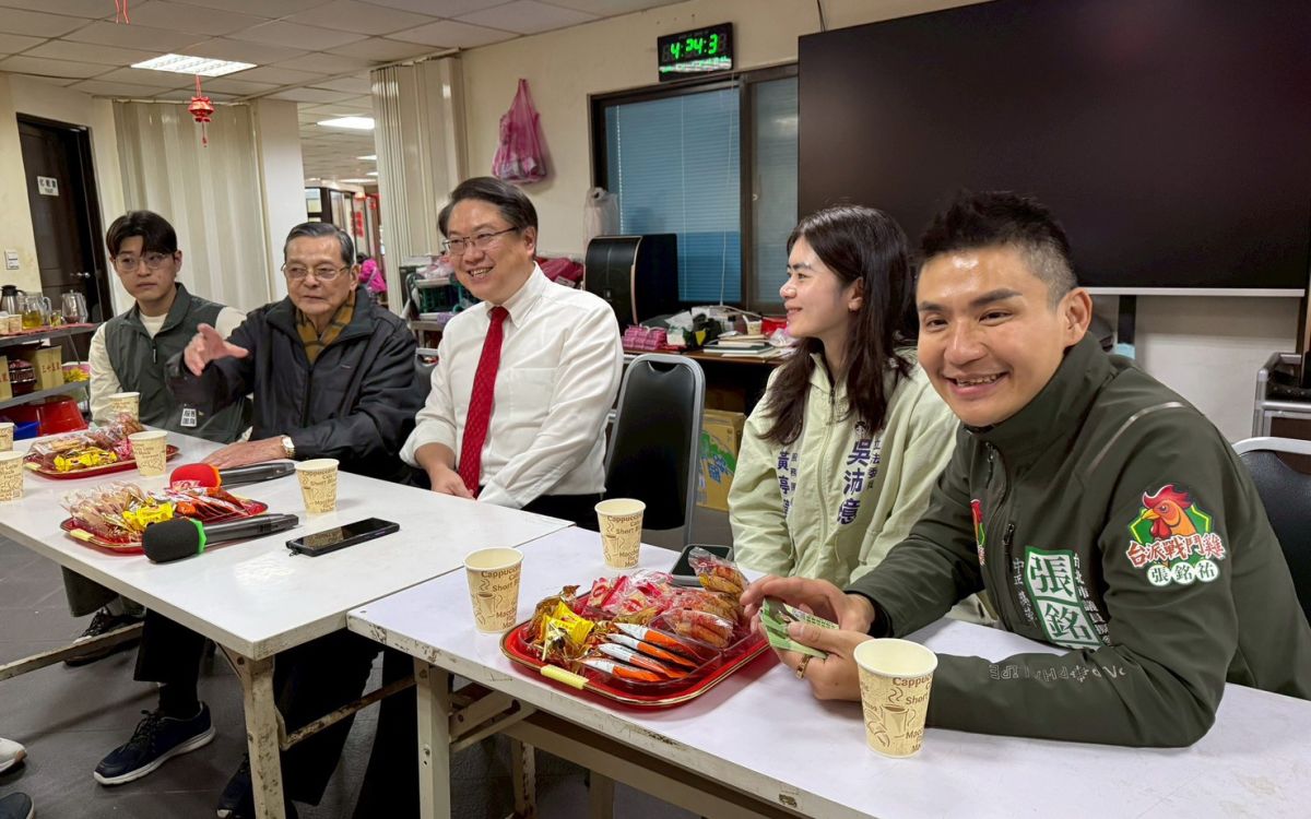 圖／前內政部長林右昌此次行程不僅是宗教與文化參訪，更凸顯民進黨內重量級人物對中正、萬華選區布局的重視。（張銘祐提供）