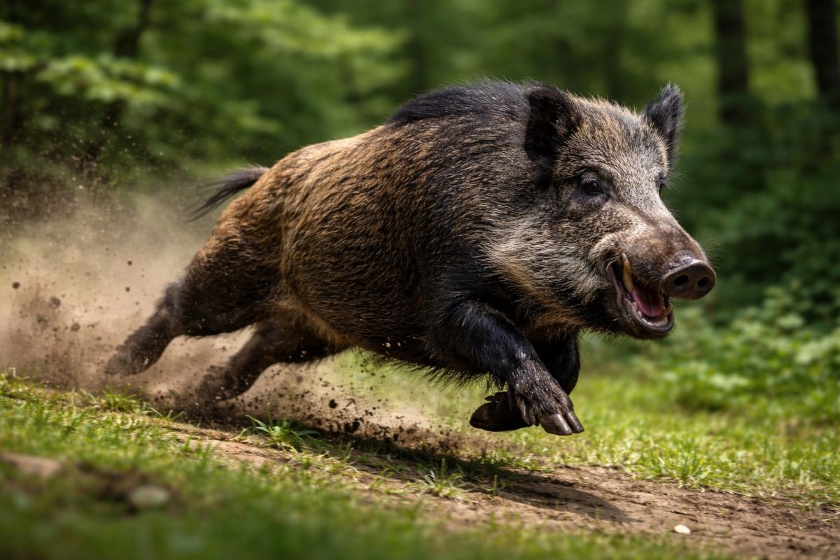圖／「當康」依《山海經》描述外形似豬，與現今山豬形象相近。（AI生成）