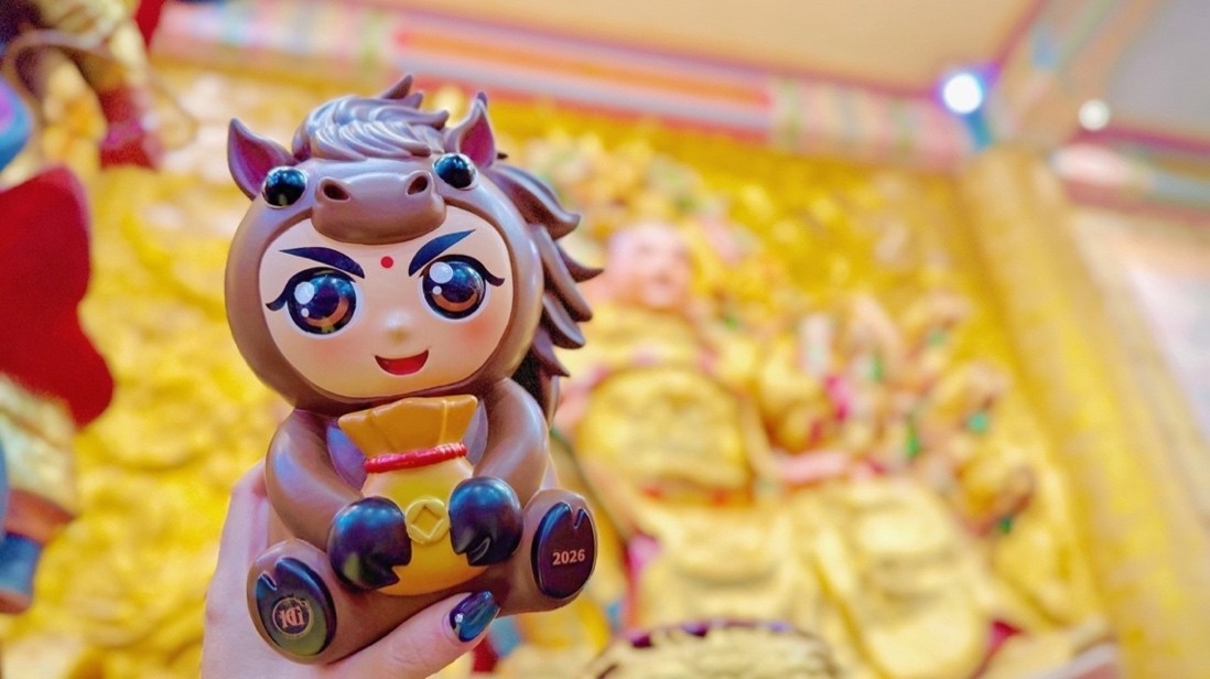 圖／太子招財撲滿。（桃園護國宮 提供）