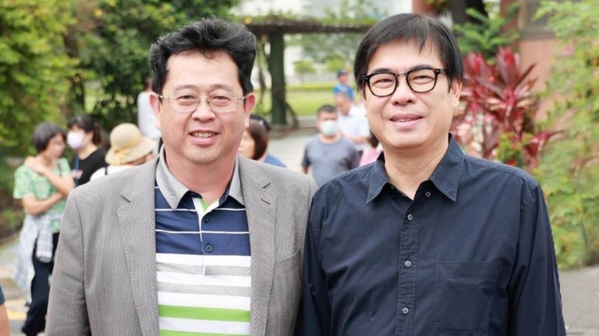 圖／薛兆基（圖左）退出民進黨，將以無黨籍參加。（TVBS 提供）
