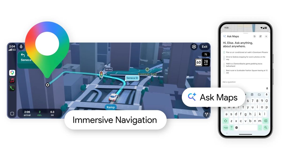 Google Maps大改版!與Gemini對話找餐廳 十年最大革新