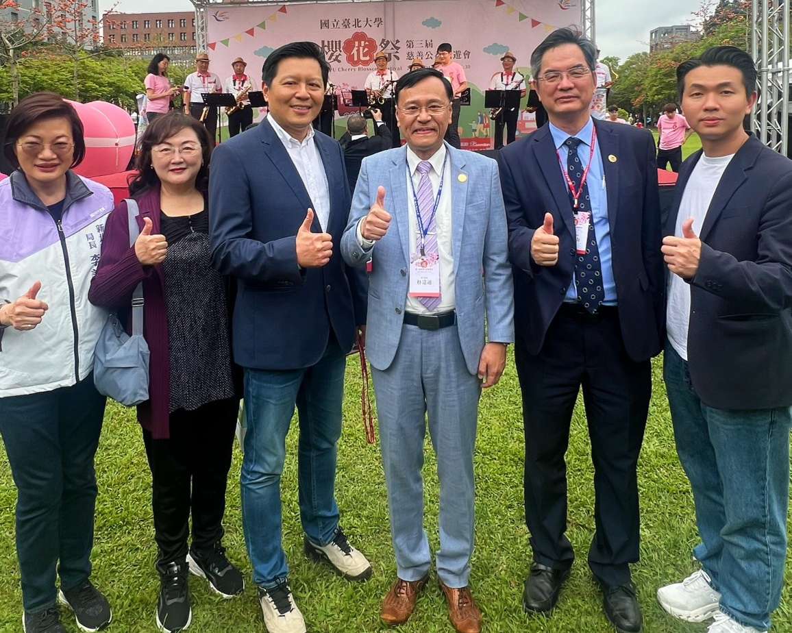 北大櫻花季登場　呂家愷：結合產官學打造三峽亮點