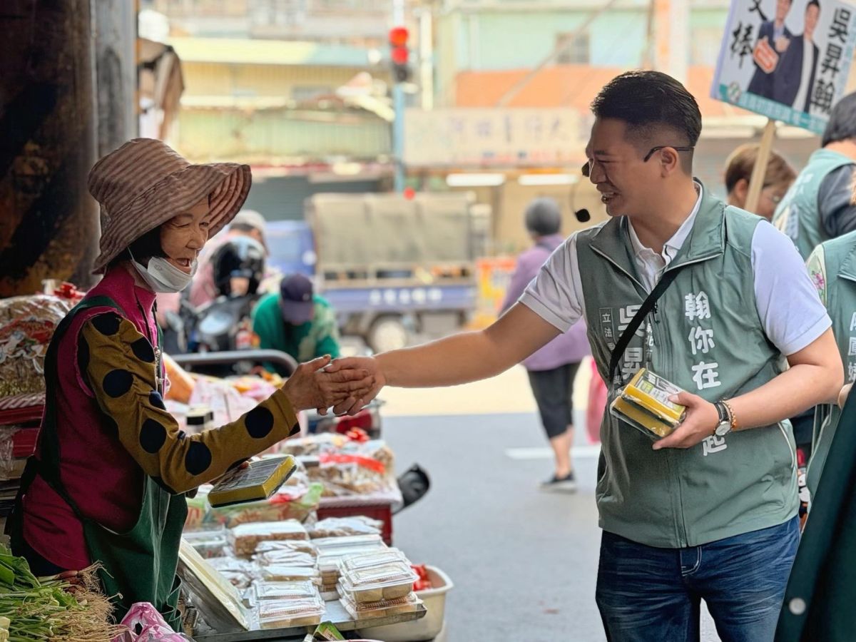 圖/吳昇翰通過民調初選,表示將持續盡最大努力為鄉親喉舌。(吳昇翰提供)