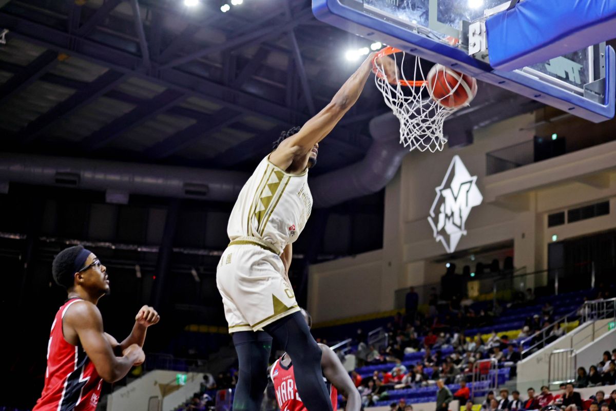 圖/米勒爆扣。(記者陳志豪攝)