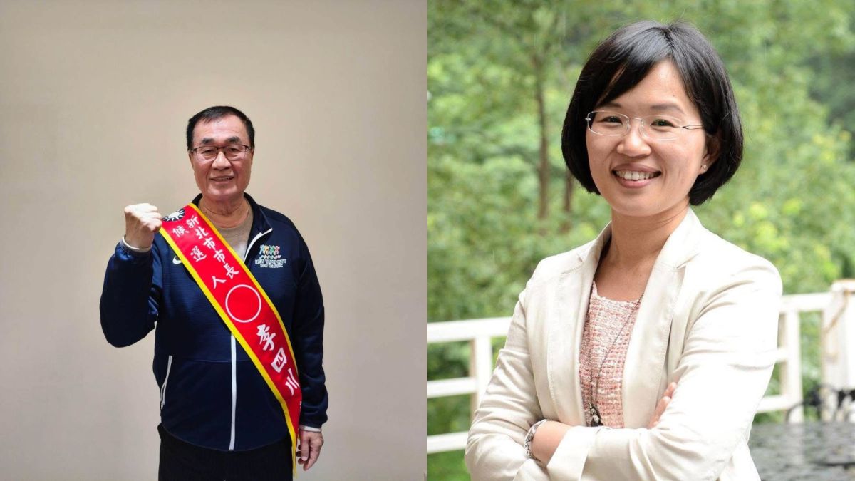 圖／新北市長參選人李四川（左）、民進黨立委蘇巧慧（右）。（翻攝李四川、蘇巧慧臉書）