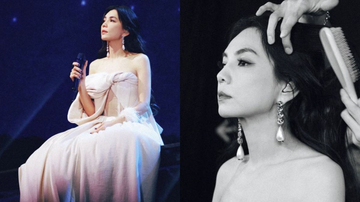 圖／Ella昨晚仍在西安開唱，今晨趕回台灣，並以素顏現身會場送別「小胖老師」。（翻攝 Ella IG）