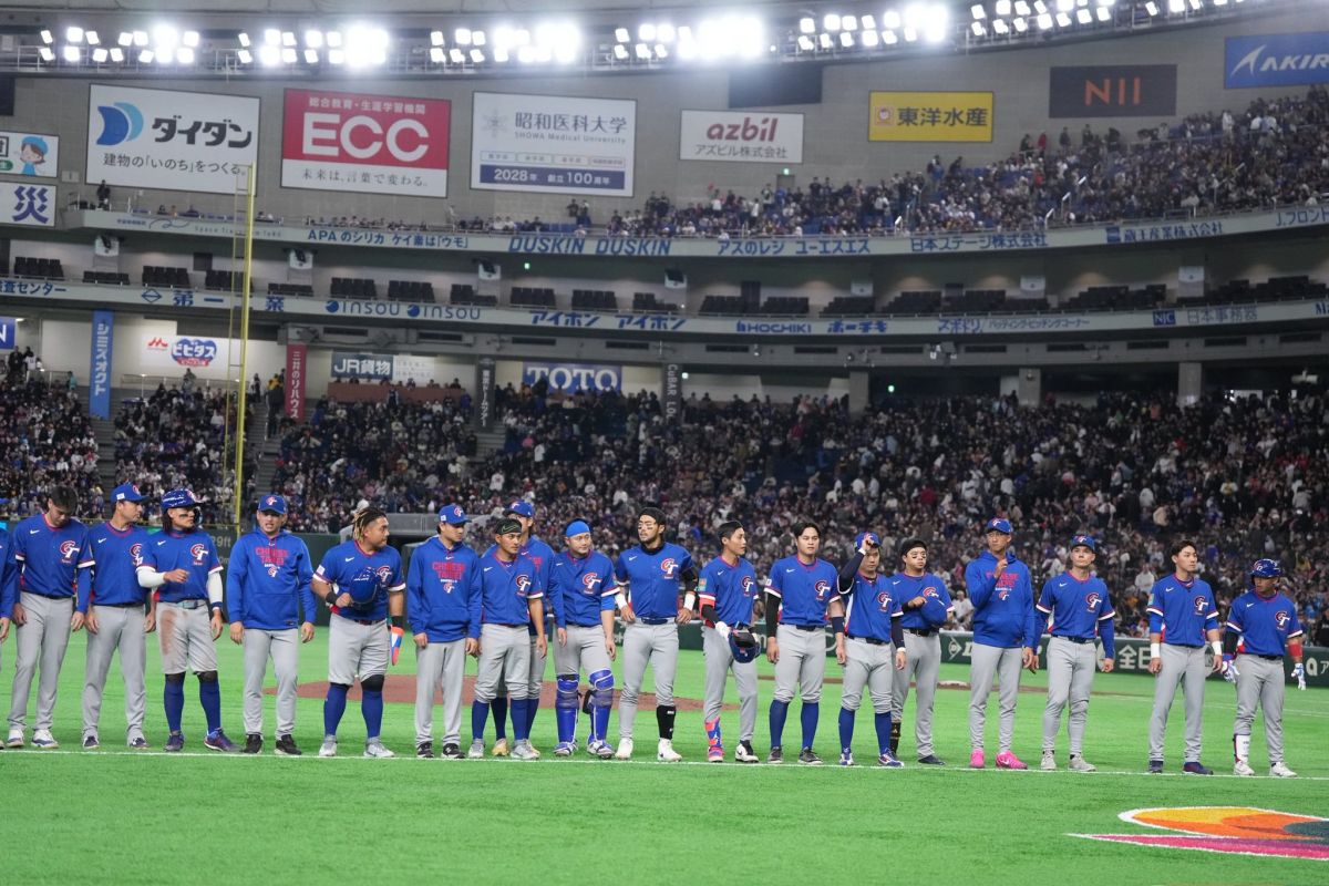 圖／2026年世界棒球經典賽（WBC）C組賽事在東京巨蛋開打，中華隊首戰傳出傷情。（中華棒協 提供）