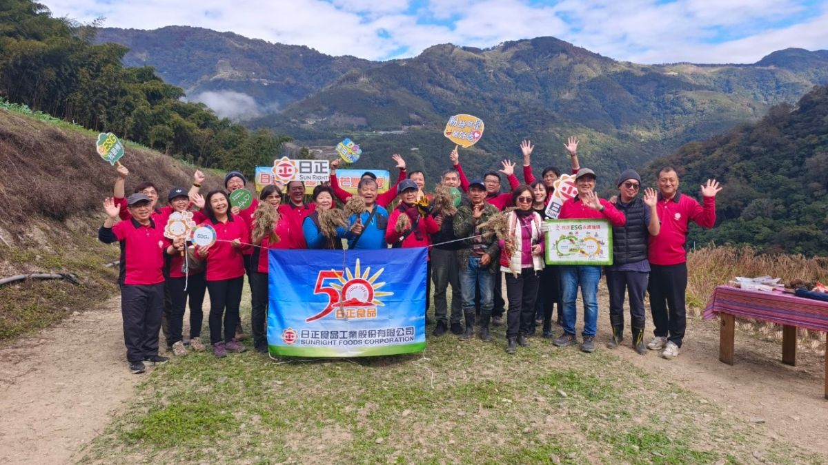 圖／日正食品致力於ESG永續實踐，並與青農契作，推動原生作物油芒的復育與應用。（日正提供）