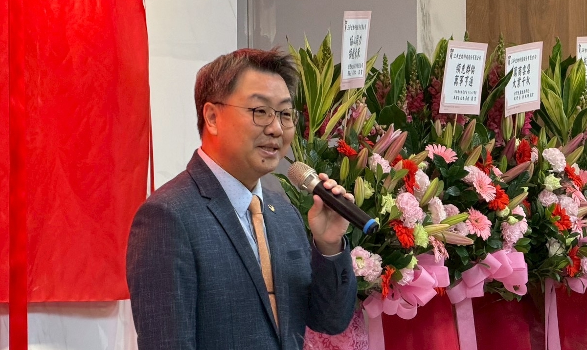 圖/倍思大生技集團董事長蘇志仁表示,台灣生技產業有很大的發展空間,面對外商對手,本土業者集團化打群架是必要的方式,不僅要站穩台灣市場,還要朝向國際發展,美國市場絕對是重中之重。(三華生技提供)