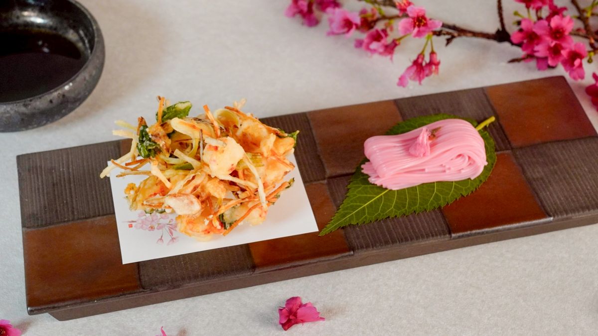 圖／菜單設計跳脫了粗暴的食材堆疊，轉而追求「一期一會」的極致和諧。每一道菜的呈現，皆精準捕捉了櫻花從初綻到盛開的流動時光。（莞固和食 提供）