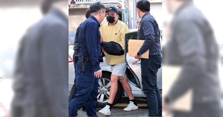 圖/太子集團旗下被告王昱棠(前中)獲500萬元交保及科技監控。(CTWANT 提供)