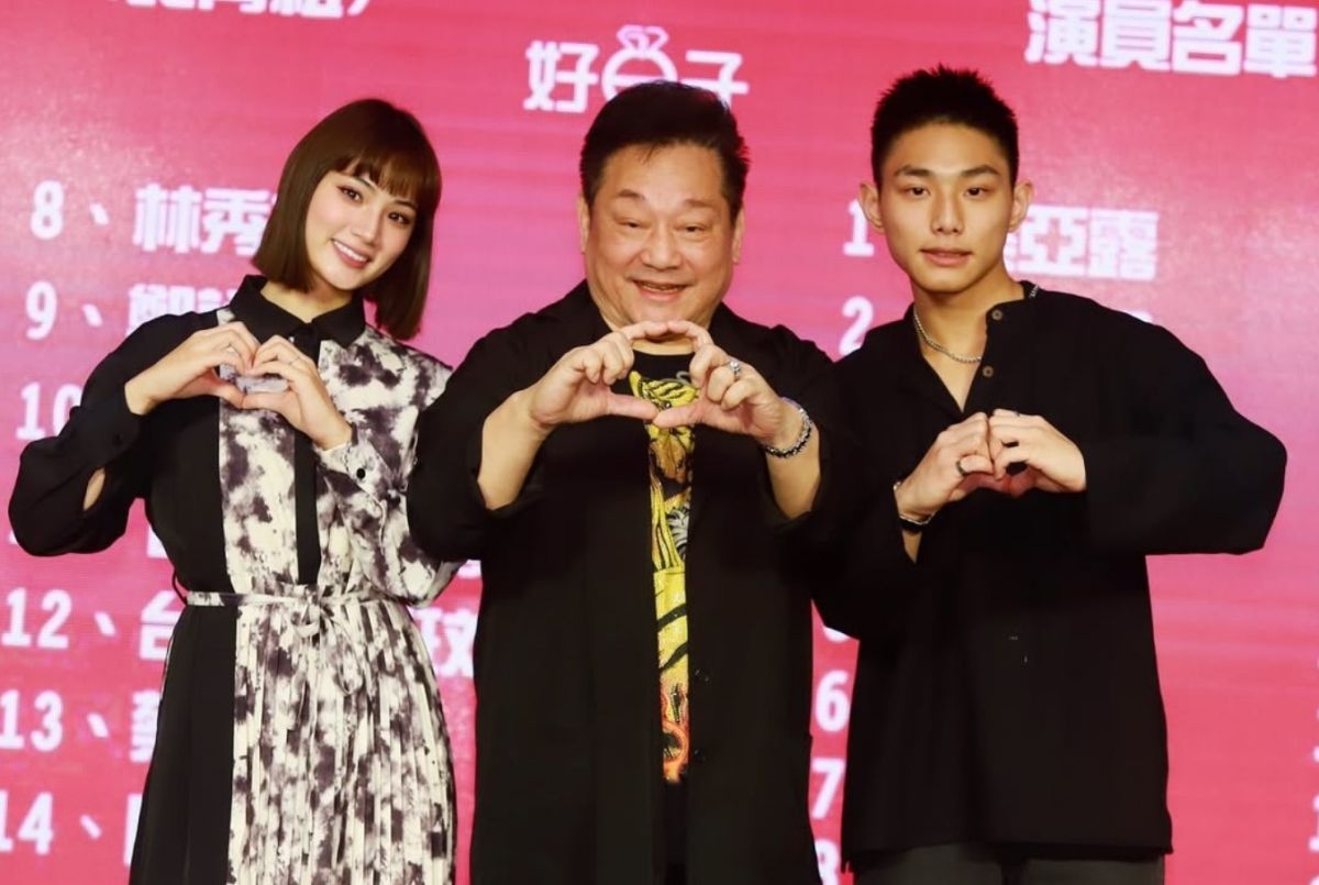 圖/林宜禾(左)是資深演員林義芳(中)的女兒,承襲父親腳步投入演藝圈。(翻攝 林宜禾 IG)