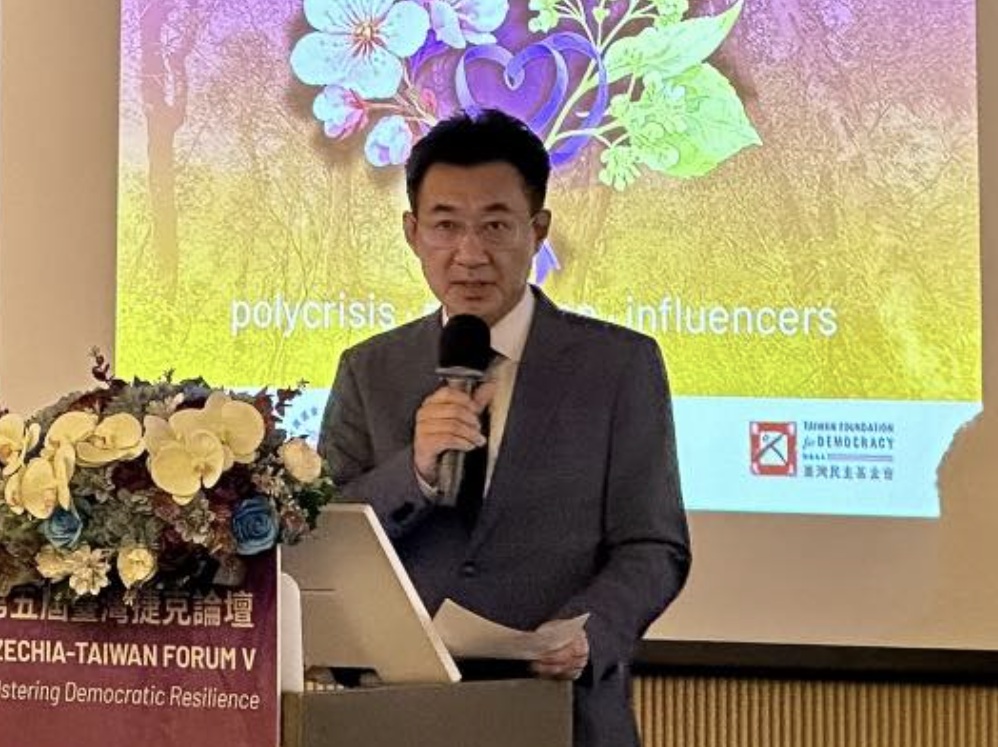 圖／國民黨宣布立法院副院長江啟臣將代表藍營競選2026年台中市長選舉。（翻攝 江啟臣 臉書）