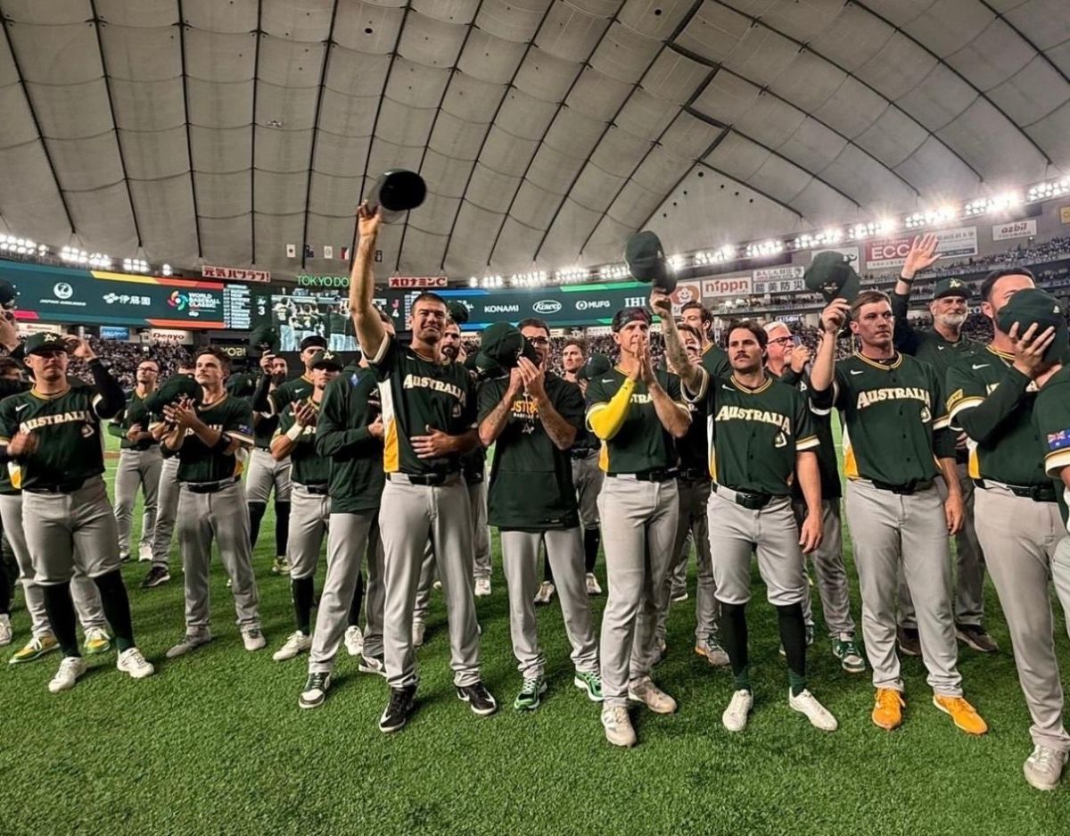 圖／澳洲隊在WBC分組賽中打出2勝1負的戰績，表現亮眼，引發球迷關注。（翻攝 X）