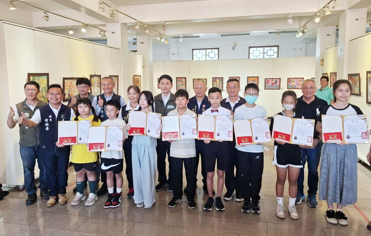 新港奉天宮「藝窺新境」繪畫比畫頒獎　徵件近7百件創新高