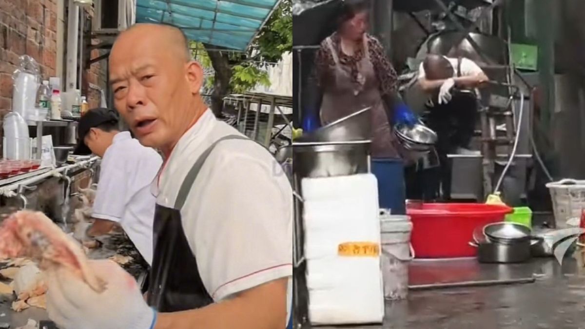 圖/中國廣東省佛山市順德區一間名為「莫氏雞煲」的老字號餐廳,近日因網紅探店爆紅,讓老闆忙到累癱。(翻攝 微博)