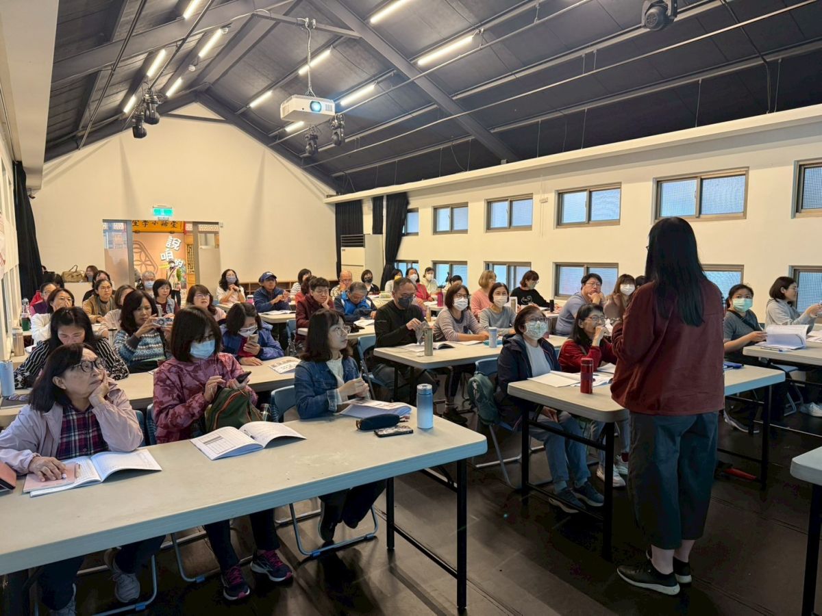 圖／臺羅拼音基礎課程。（桃園市政府文化局 提供）