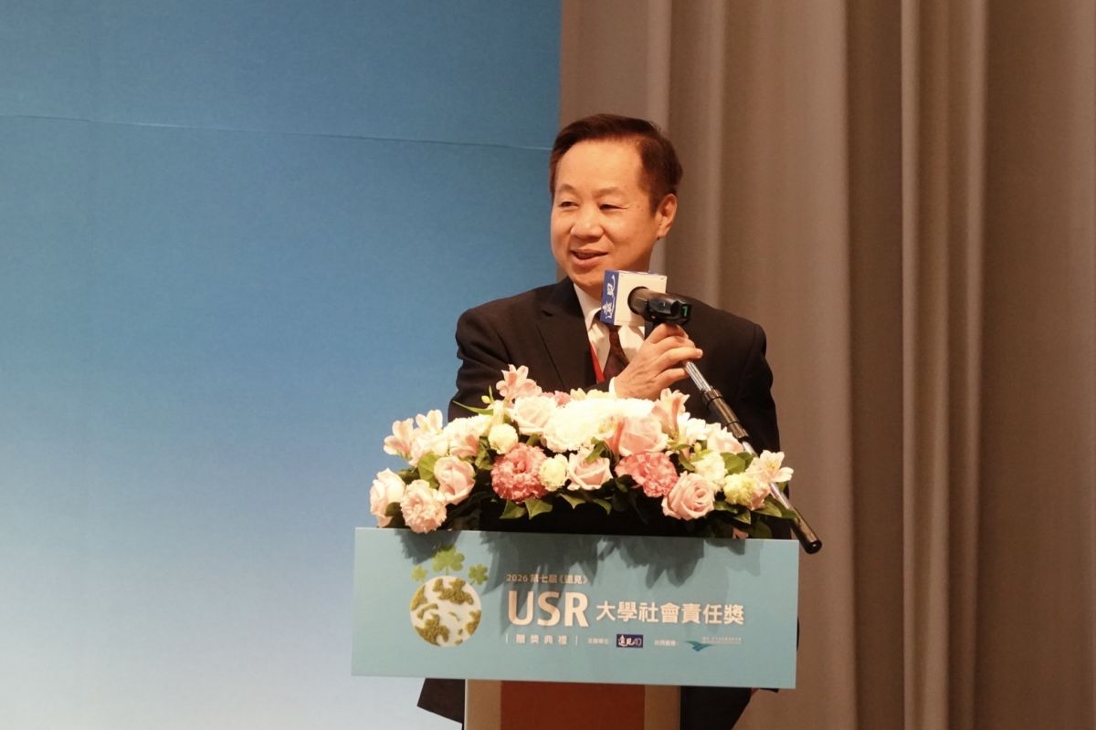 圖／張國恩校長表示，身為基督教大學，東海將「與社會共好」的初心轉化為系統化、可持續的治理典範，將永續基因植入大學治理。（東海大學提供）