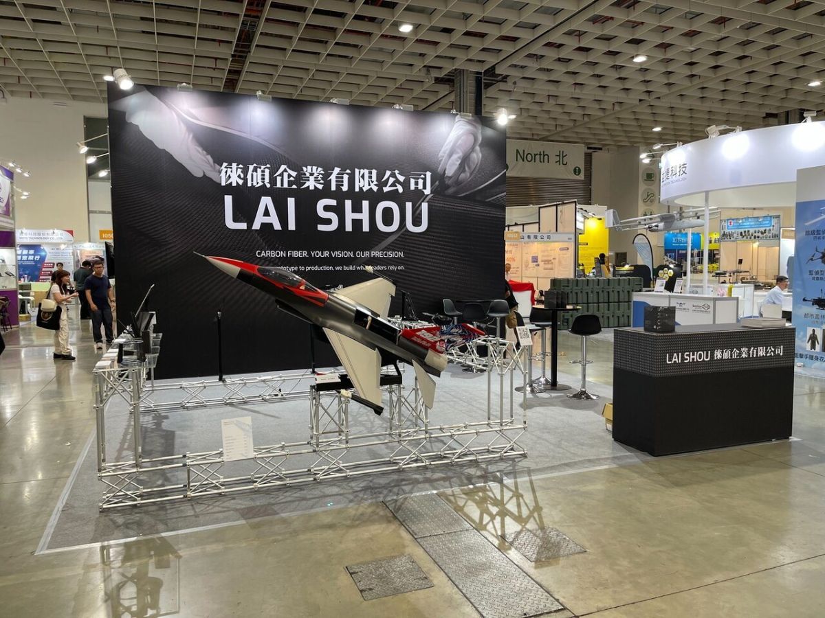圖／徠碩產品在國內無人機展售會參展。（台南市經發局提供）