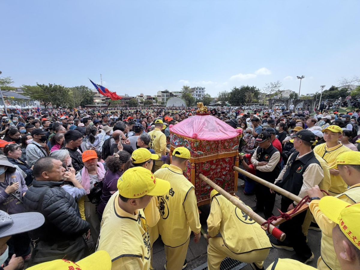 圖／白沙屯拱天宮媽祖遶境活動。（資料畫面）
