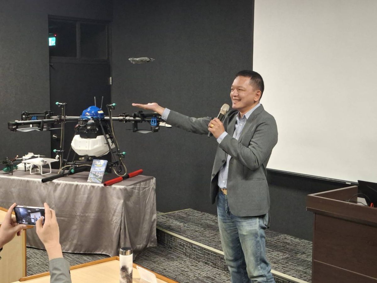 圖／中華無人機推廣協會副理事長李定宇。（引新聞記者攝）