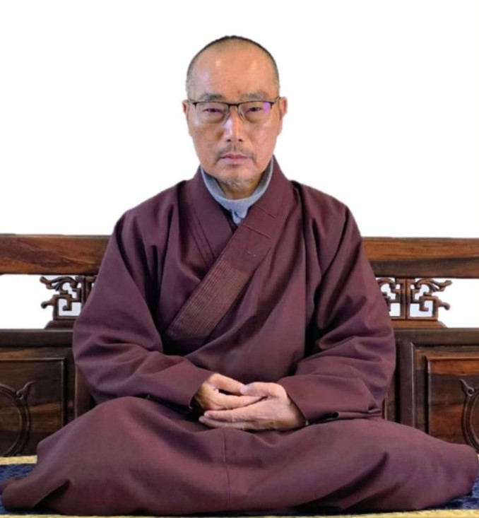 圖/妙參大和尚最新力作《無門禪關》新書發表,透過視訊弘法。(一佛一世界祕書處皓月文化提供)
