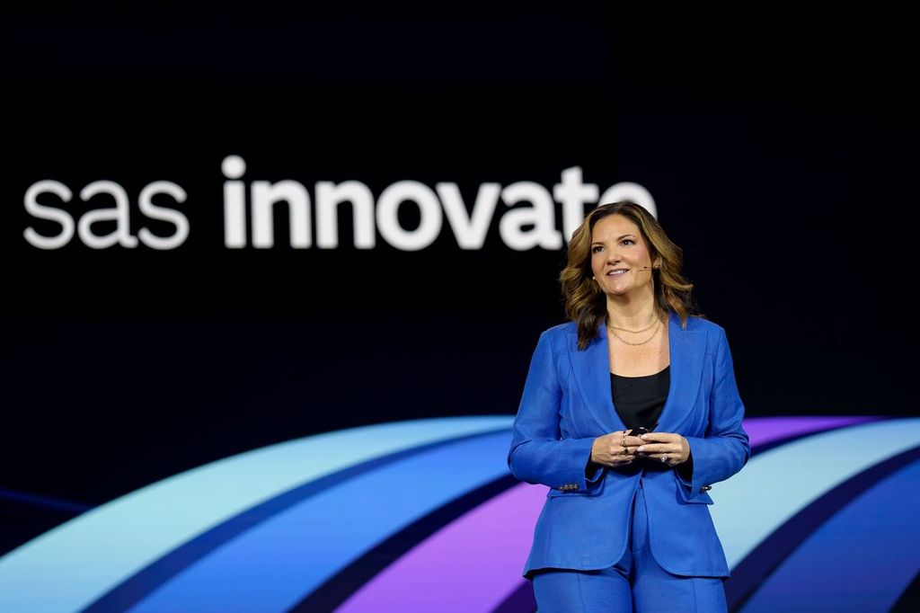 圖／SAS 執行副總裁暨行銷長 Jennifer Chase 表示 SAS 迎向 50 周年,將協助企業突破 AI 走向實際營運的關鍵門檻。（SAS提供）