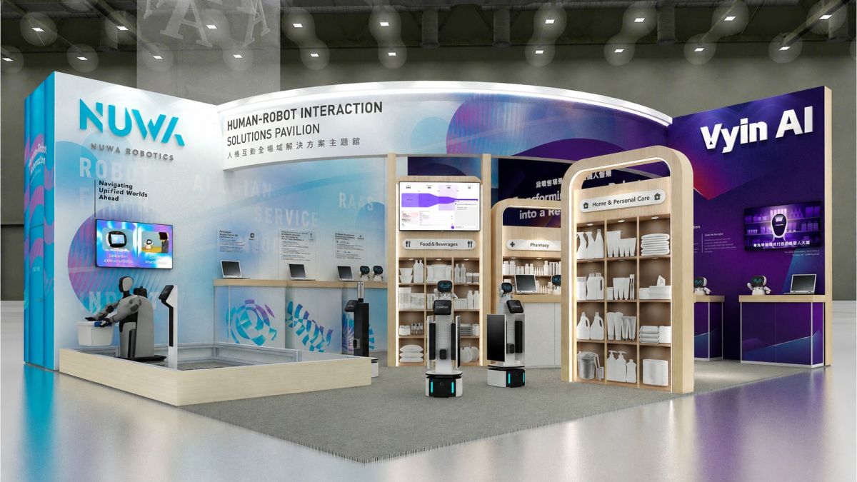 圖／橘子集團旗下 Vyin AI 首度參展 COMPUTEX，推出專為零售場景打造的對話式銷售智慧中樞「Vyin RIS」。（橘子集團提供）