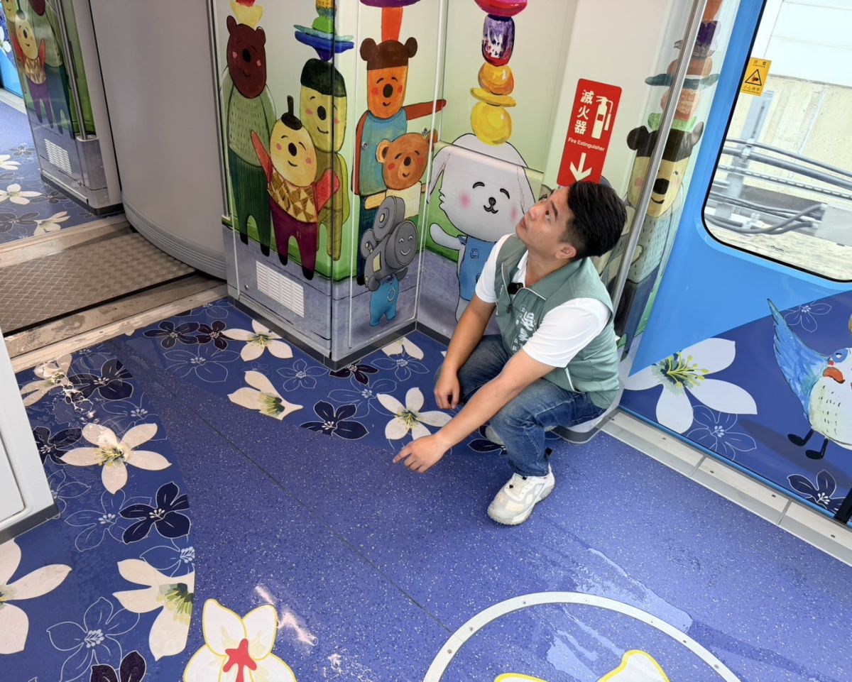 三鶯線試乘驚見車廂漏水　吳昇翰籲全面檢測