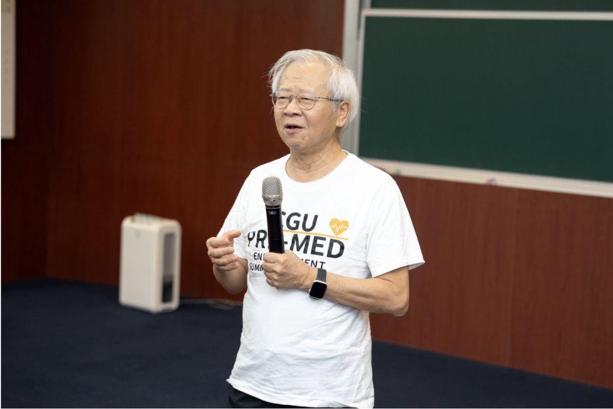 圖／湯明哲校長指出，台灣醫療立足於健保優勢，現在更接軌「醫療人工智慧（AI）」新浪潮，擁有全球少見兼具高品質、可近性與高效率的醫療與醫學教育體系。（長庚大學提供）