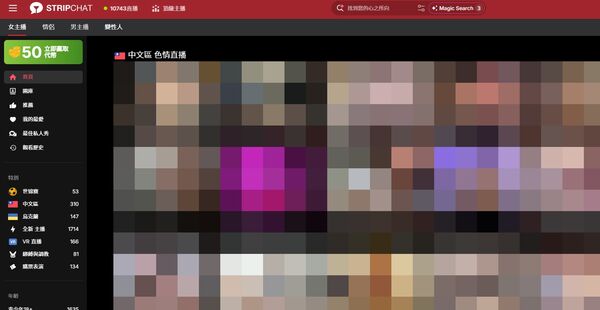 圖／3人在大型成人直播平台牟利。（翻攝stripchat）