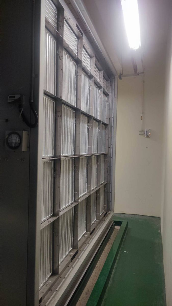圖／高容塵濾網於先進封裝廠完成驗證導入。透過降低系統負荷、延長使用週期，展現潔淨系統升級與空氣管理效益。（榮宗科技提供）