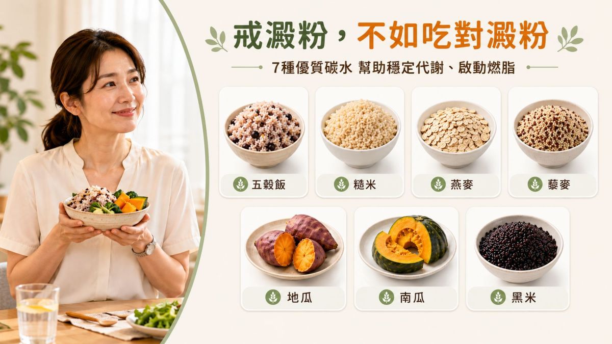 圖/戒澱粉,不如吃對澱粉。(AI生成)