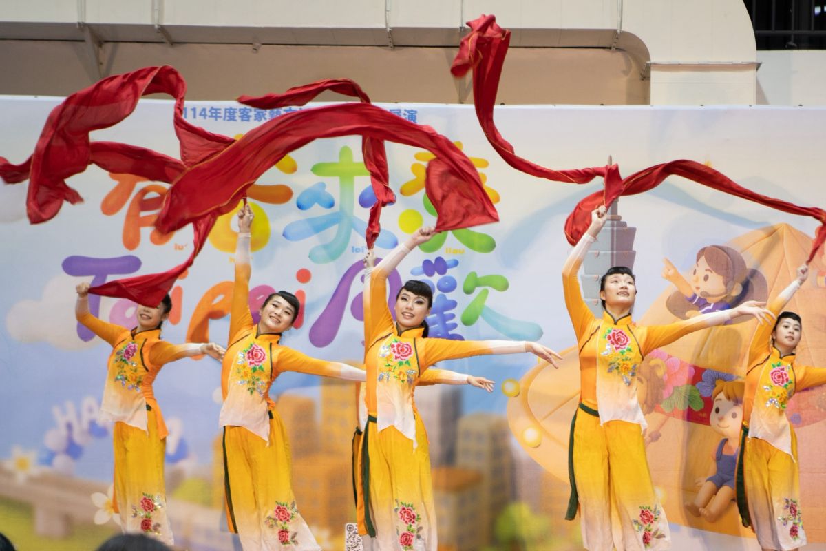 圖／咚咚舞蹈團。（台北市政府客家事務委員會提供）