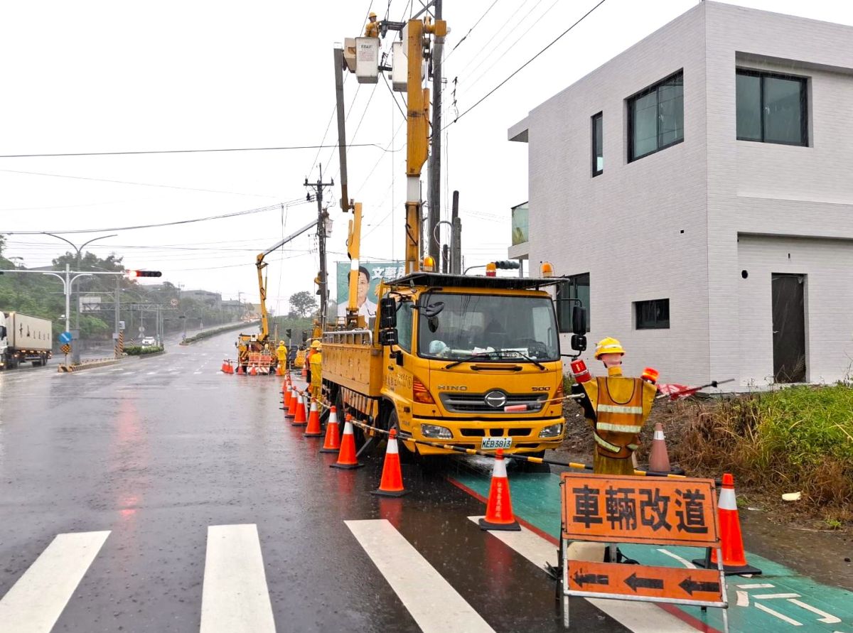 沙德爾颱風逼近！台電嘉義區處啟動防颱緊急應變機制