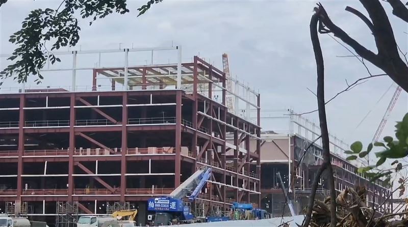 圖／台積電嘉義廠工安意外接二連三。（翻攝畫面）