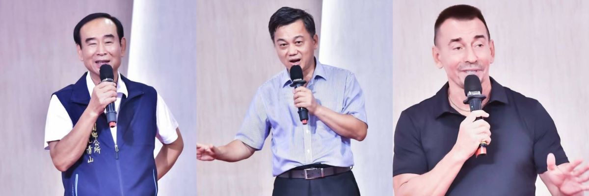 圖/壯圍鄉鄉長沈清山(左起)、中華全球城市選拔協會理事長許錫松先生、俄羅斯旅遊小姐主席:Vladimir Ilin 大力支持國際佳麗走訪宜蘭,讓世界看見宜蘭之美。(中華全球城市選拔協會提供)