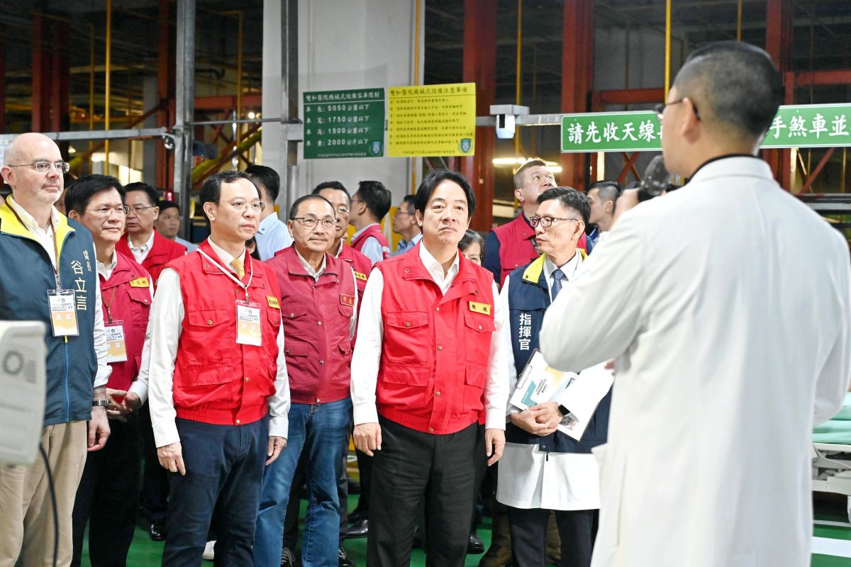 賴清德視導新北韌性演習　侯友宜：全民備戰不鬆懈